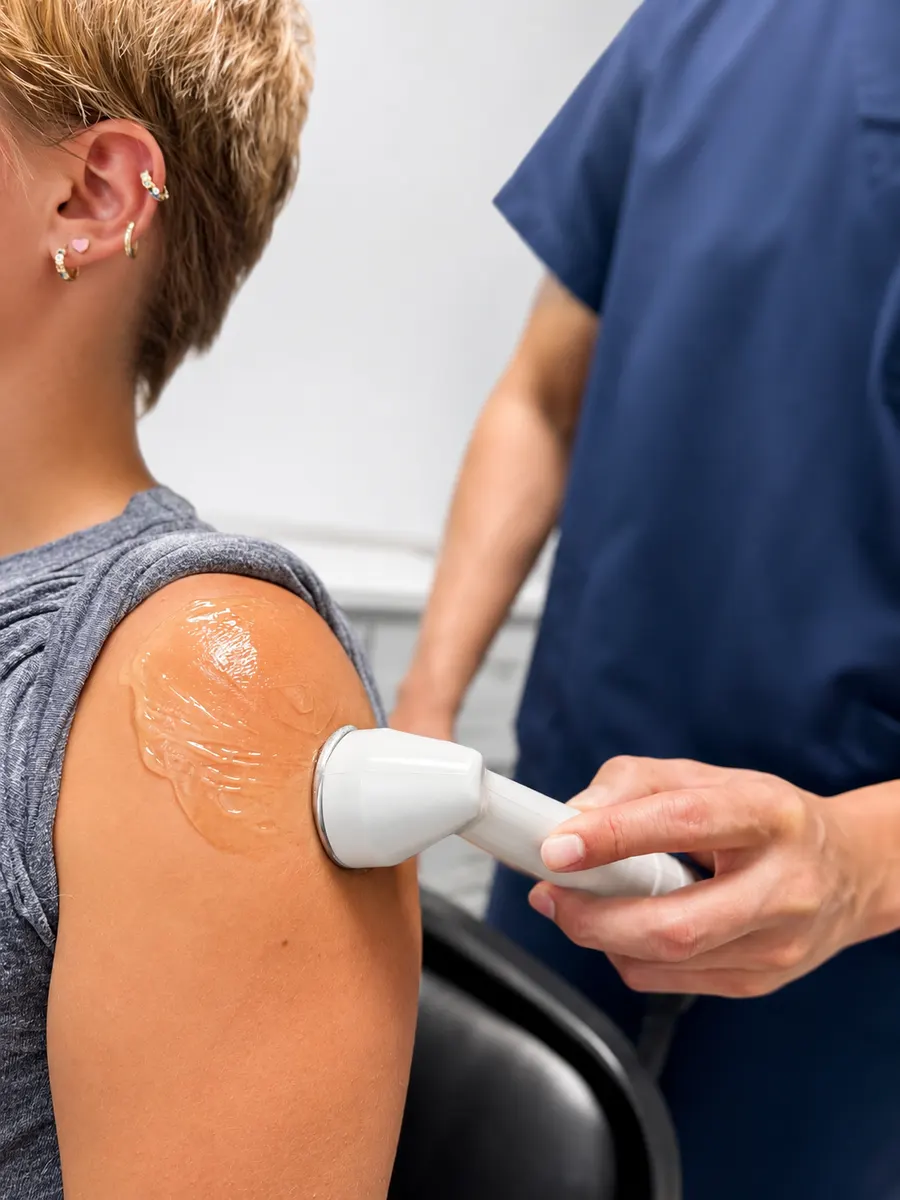Therapeutic Ultrasound at Adams Chiropractic, Plano TX
