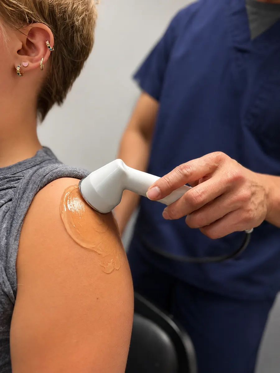 Therapeutic Ultrasound at Adams Chiropractic, Plano TX
